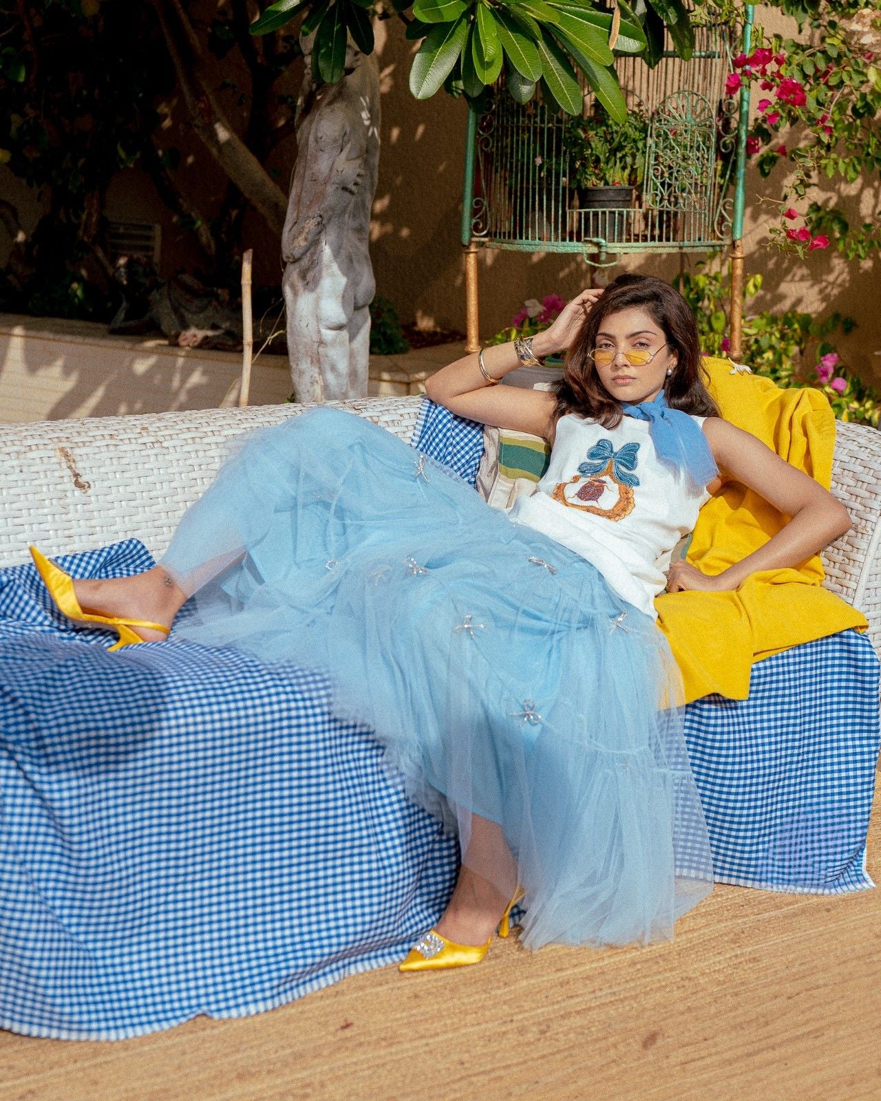THE NEELAM LEHER SKIRT - Duchess Kumari