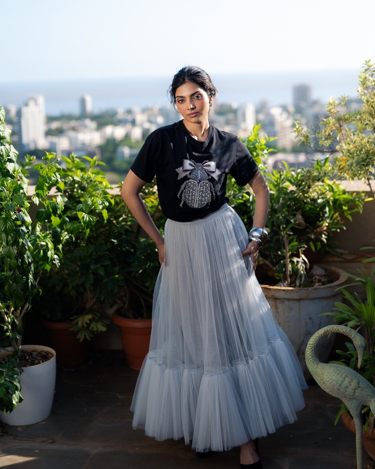 THE SILVER SIREN SKIRT - Duchess Kumari