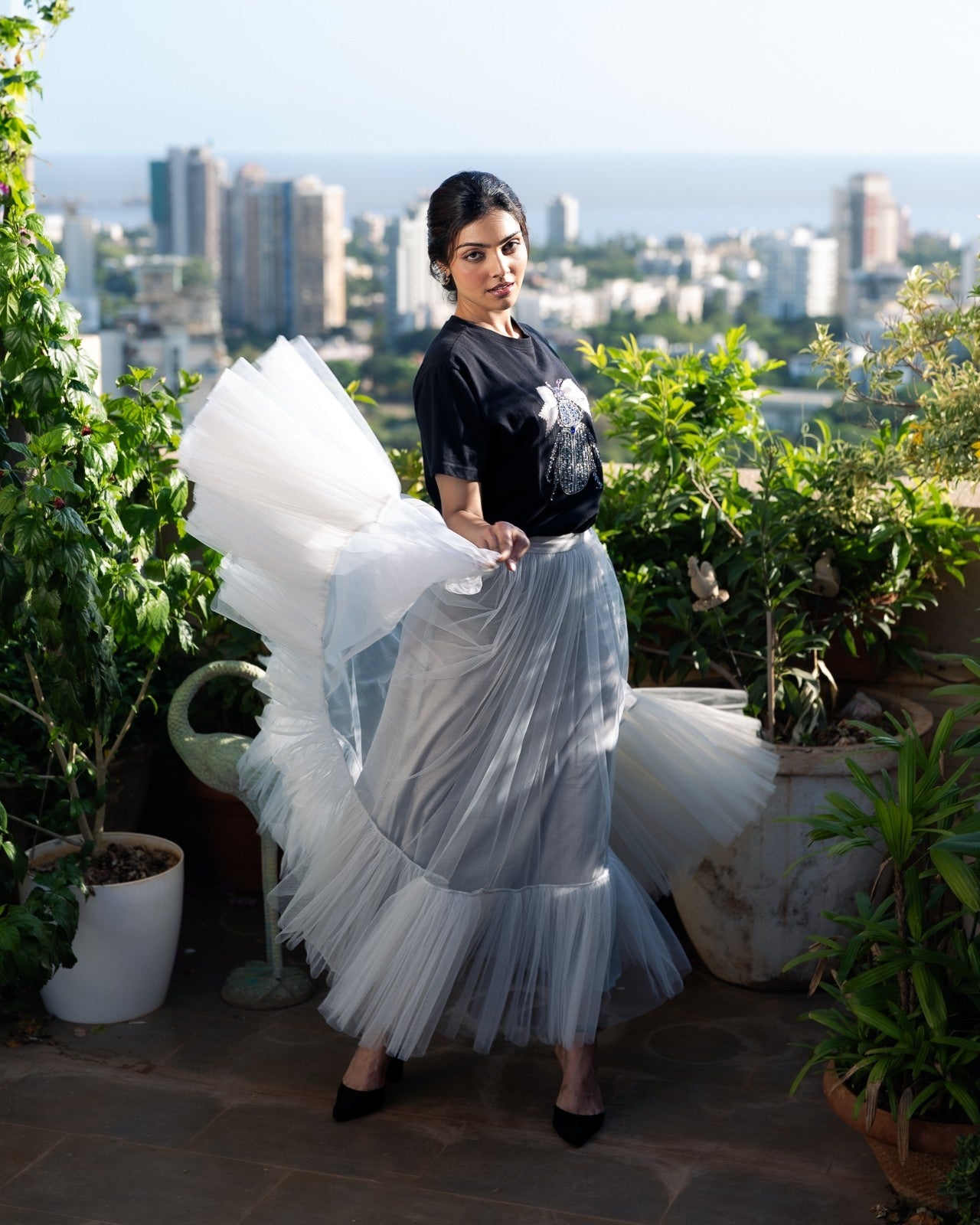 THE SILVER SIREN SKIRT - Duchess Kumari