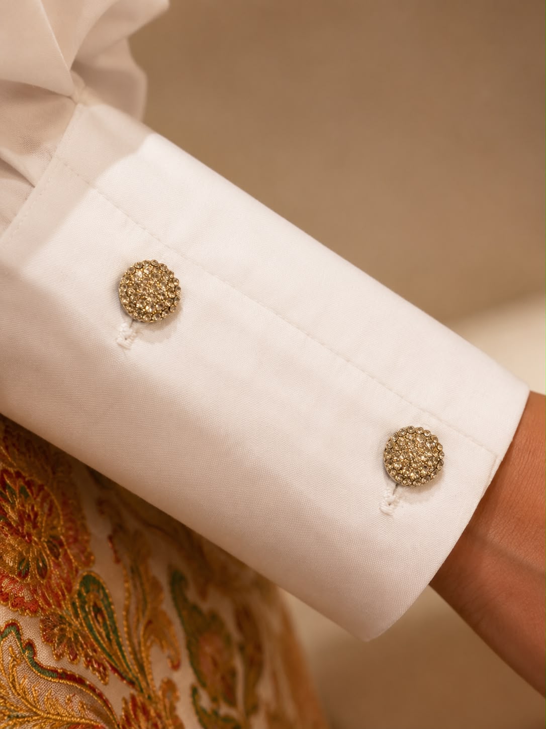 The Regal Brocade Vest Set