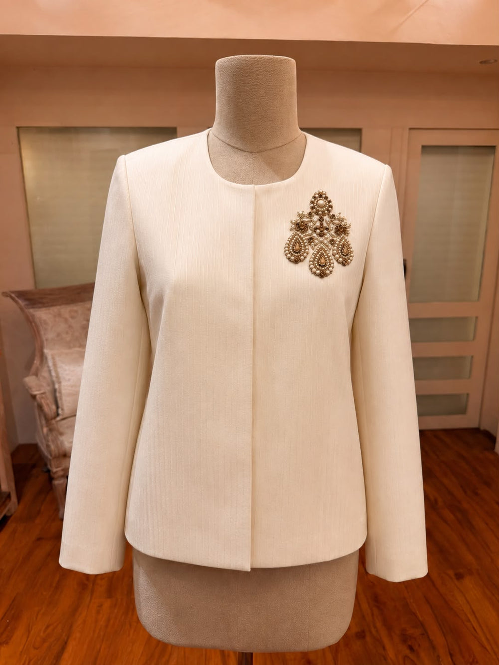 The Imperial Crest Crop Jacket - Second Image