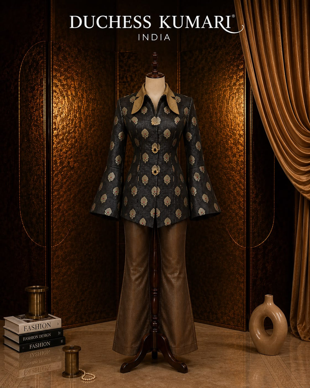 The Imperial Noir Pant Set
