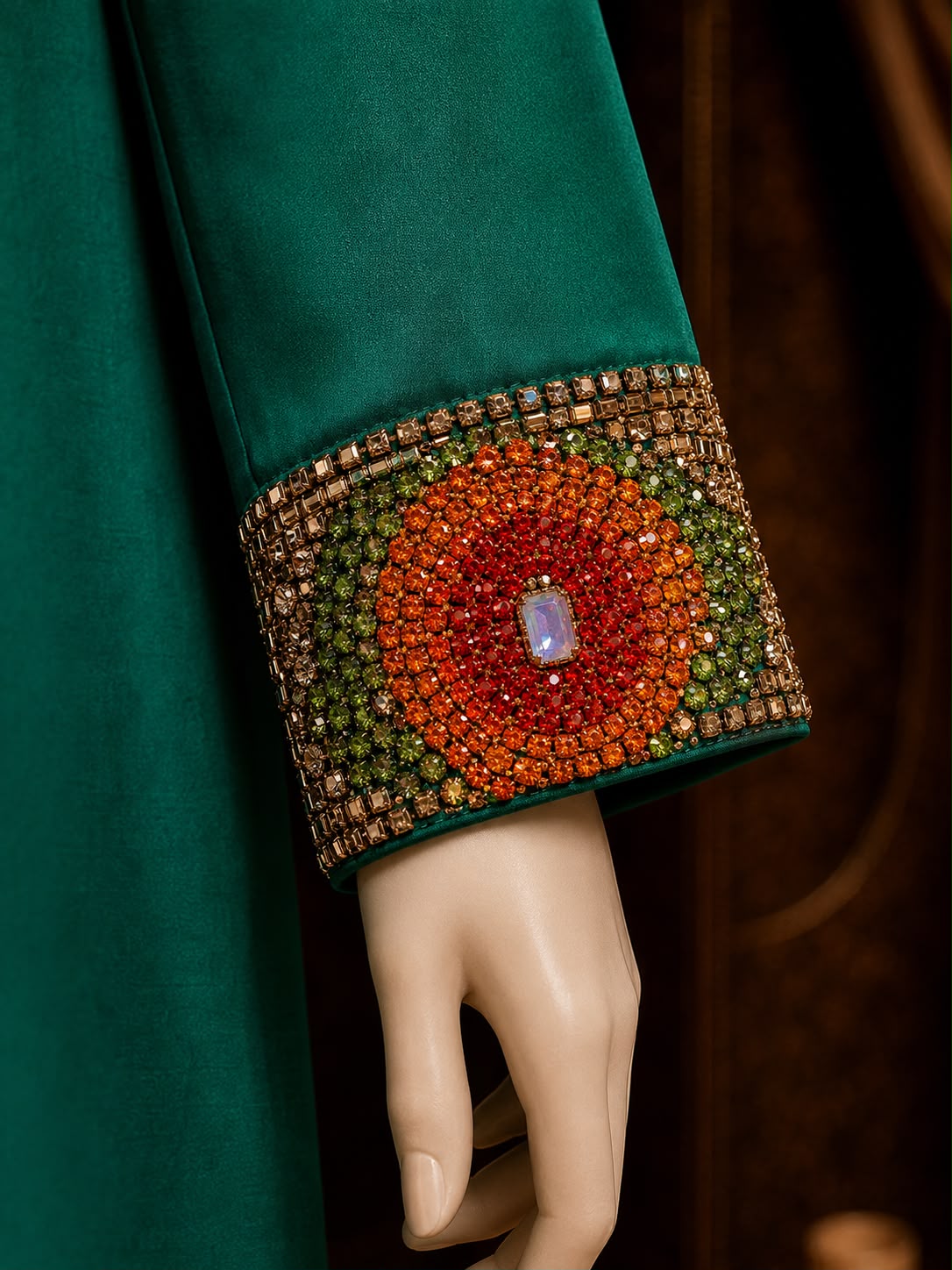 The Emerald Soleil Kaftan