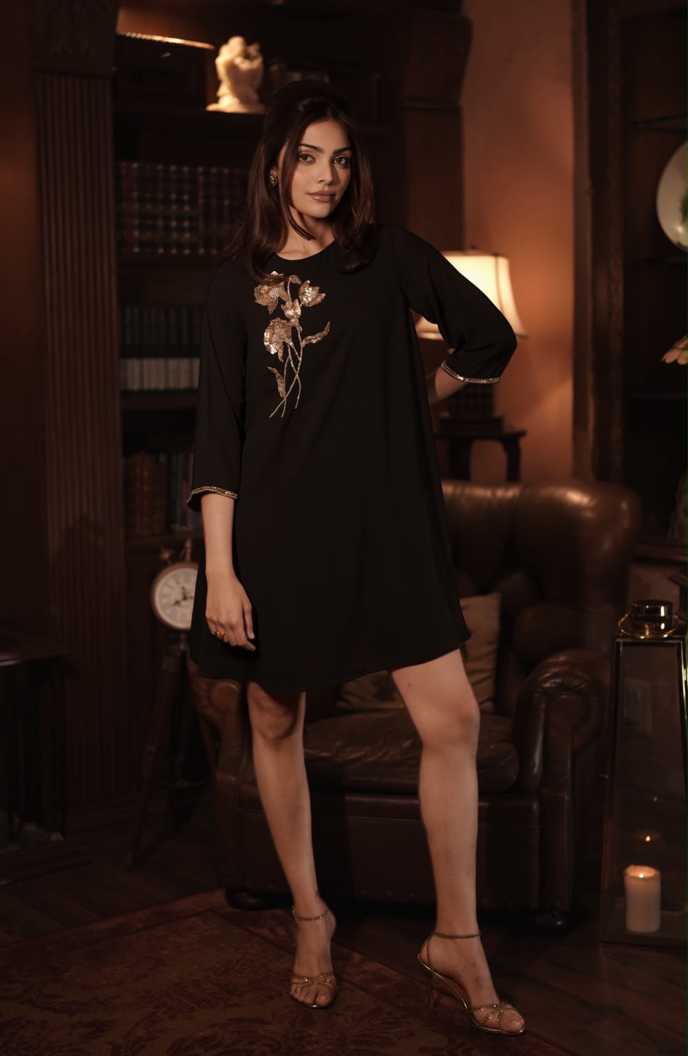 The Gilded Bloom Dress