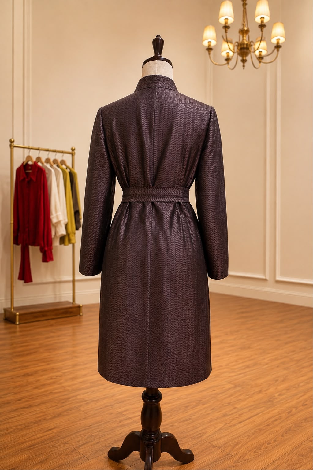 The Meher Brocade wrap dress