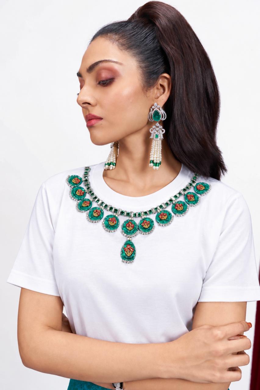 Emerald Heiress t-shirt (White)
