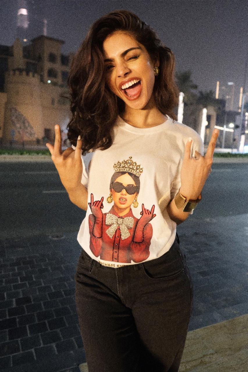 DK rebel crown embroidered t-shirt