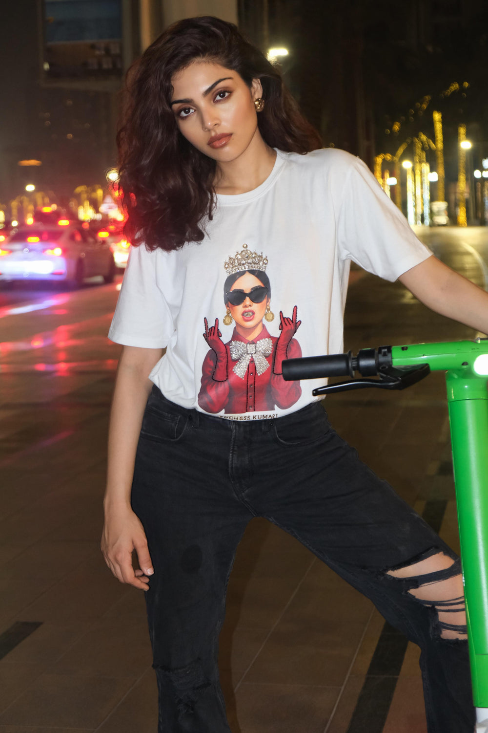 DK rebel crown embroidered t-shirt