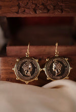 Duchess Medallion Drop Earrings