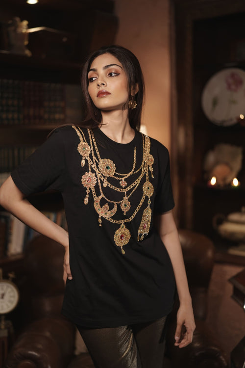 DK Jewel Embroidered T-Shirt